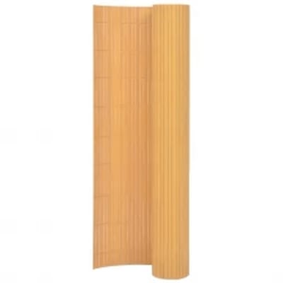 Tuinafscheiding - 110 x 300 cm - Geel - Dubbelzijdig PVC Tuinhek - UV- & Weerbestendig - Windscherm en Privacyrol - Eenvoudig op Maat te Maken - Voor Tuin, Balkon en Terras