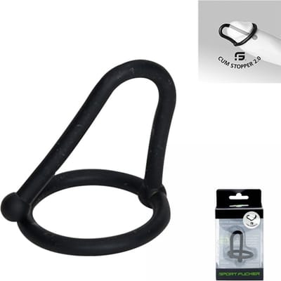 Sport Fucker - Silicone Cum Stopper 2.0 - Zwart