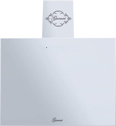 GURARI Afzuigkap, hoofdAfzuigkap, GCH 286 WH 6 Prime, wit glas, EEK A, 1000 m³/u, afstandsbediening, wandkap
