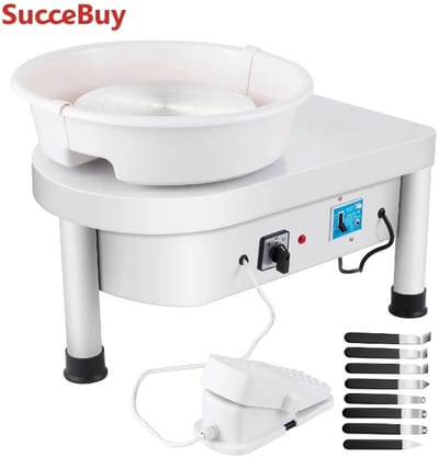 Allero Draaischijf Pottenbakker - Draaischijf - Boetseerschijf - Draaischijf Pottenbakken - 350W - 25 cm - Laag Geluidsniveau