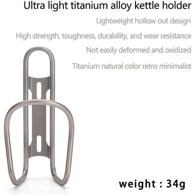 Ultralicht Titanium Fiets Waterfleshouder Fleshouder MTB Racefiets Flesbeugel Fleshouder Hoge Kwaliteit Praktisch Dagelijks Gebruik