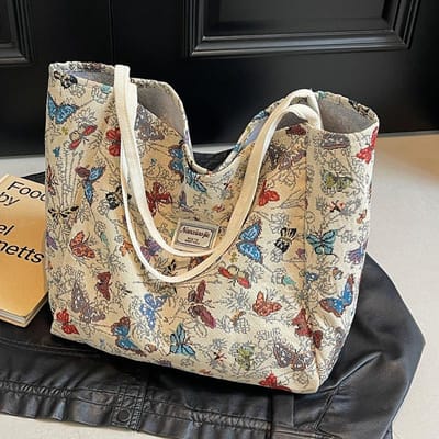 Grote Tote Bag voor Dames Modieuze Veelzijdige Canvas Tas voor Dames Ins Mode Pendelaar Eén schouder Boodschappentas gray