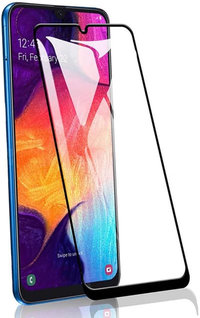 DrPhone Samsung Galaxy A20E Glas - Tempered Glass 3D – Volledige Dekking - Schermbeschermer - Gehard Glas