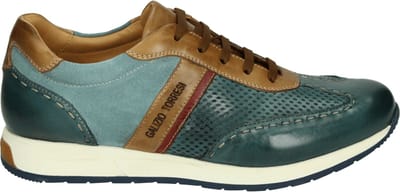 Galizio Torresi - 419610 - Lage sneakersVrije tijdsschoenenHeren sneakers - Kleur: Blauw - Maat: 40