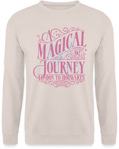 Harry Potter Perron 9 ¾ Ontwerp In Roze & Blauw Sweater Heren