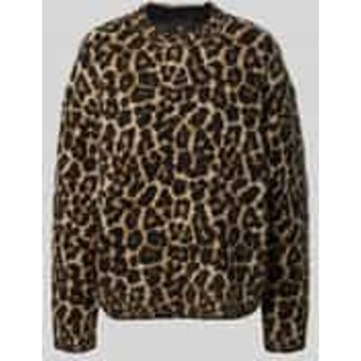 Relaxed fit pullover van een mix van wol en alpaca