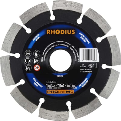 Diamantschijf - 125*12 - Rhodius - Proline - 1 stuks - Diamant schijven