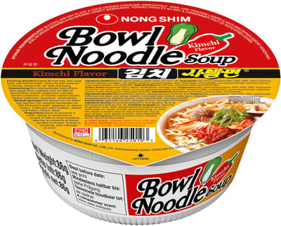 Nong Shim Instant Bowlnoedels Kimchi 12 x 86 g