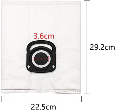 Dailygoods- Stofzak Hoge Filtratie - 10 Stuks - Voor Rowenta ZR200720 - Antigeur - Dierverzorging - Niet-geweven Materiaal - 99,9% Filterefficiëntie - Stofzuigerzak