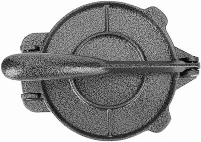 Tortilla Maker - Deegpers - Thuisbroodjes Maken - Antiaanbaklaag - 16.5 cm Diameter - Grijs