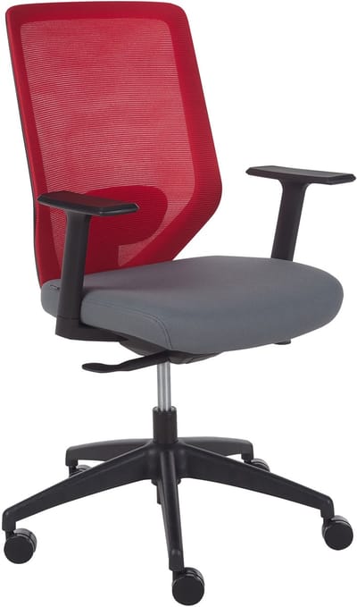 VIRTUOSO - Bureaustoel - Rood - Polyester
