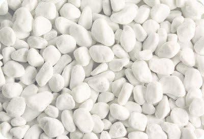 Siergrind Wit Marmer - Decoratiegrind Grind - Tuin Decoratie - Natuurlijk Carrara Marmer - 16-25 mm - Wit