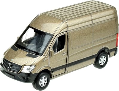 Modelauto Mercedes Benz Sprinter taupe 1:34