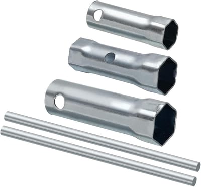 Bougiesleutel Set - Ontstekingsgereedschap - Motoronderhoud - Dubbele Steeksleutel T-handvat - 16 mm 21 mm - Zilver