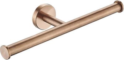 Dubbele wc-rolhouder copper rond zonder klep