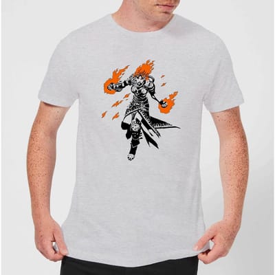 Magic The Gathering Chandra Character Art T-shirt - Grijs - 3XL