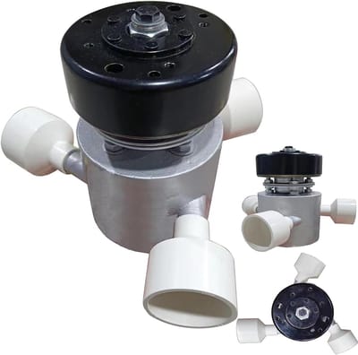 Waterkracht Generator - Mini Energie Opwekker - Stroom Opwekken - Zuiver Koperen Spoel - 1000W 220V - Zilver