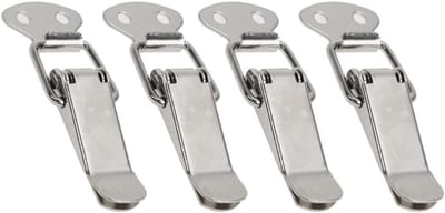 Toggle Catch Hasp - Veer Grendel - Kisten Sluiten - Roestvrij Staal - 45 mm - Zilver