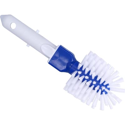 Brosse de Toilette Poils Doux Plastique Brosse de Nettoyage de Toilette pour Outil de Nettoyage de Salle de Bain Domestique white