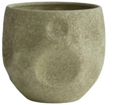 Noor pot sand olive ø26h24cm