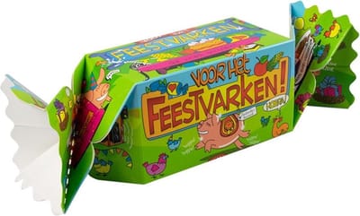 Toffee doos "Feestvarken"