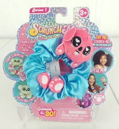 *Brand New* Scrunchmiez Shimmer Series Ultra Rare Bunny Purple Hair Scrunchy