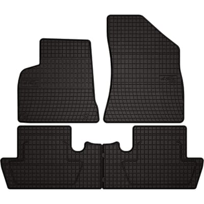 Wielganizator SolidPRO Serie - Rubber Autobekleding - Peugeot 5008 I - Zwart - Ergonomische Pasvorm