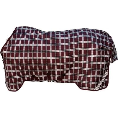 Kentucky Horsewear - Winterdeken All weather waterdicht comfort bordeaux check printing 130-6'0 0 g