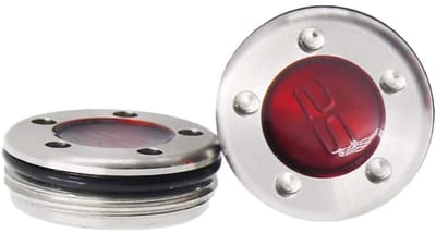 Dailygoods- Puttergewichten 25g - 2 Stuks - Hoogwaardige Metaal - Rubberen Ringen - Slijtvast - Vochtbestendig - Golfgewichten