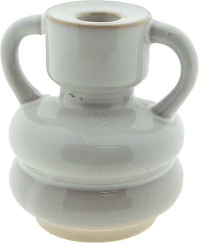 Clayre & Eef Kandelaar 11 cm Beige Porselein