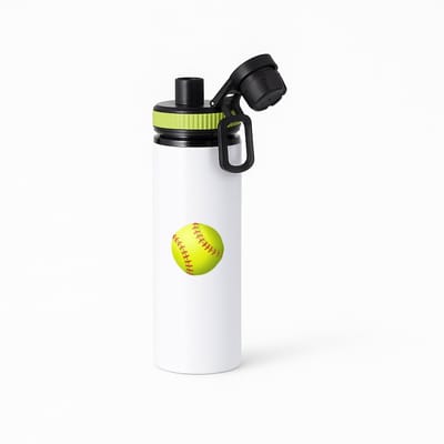 Hacebo® - Honkballer waterfles met draaidop groen - Honkbal - Honkballers - sport - bal - cadeau - water fles - 850ML