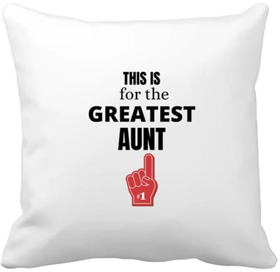 Akyol - this is for the greatest aunt Kussen hoes - Tante - tante - verjaardag tante - cadeautje - kado - geschenk - 40 bij 40 cm
