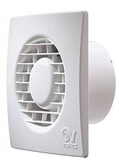 Spiraalvormige Ventilator - Badkamerventilator Spiraal - Luchtuitwisseling Badkamer - Met Anti-terugslagklep - 90 mm Diameter - Wit