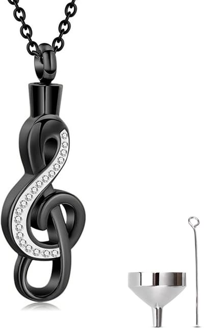 Luxe Ashanger - met Ketting (55 cm) - Voor As, Haren of Parfum - Assieraad - As Ketting - Gedenksieraad - Urn - As Hanger - Incl. As vuller en Opbergzakje - Infinity
