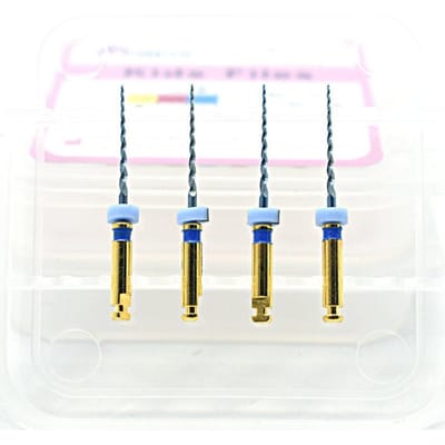Fichiers Dentaires Flexibles Bleus pour Enfants Endo Rotatifs Nickel Titane Instrument Endodontique Pour Dentisterie Pédiatrique