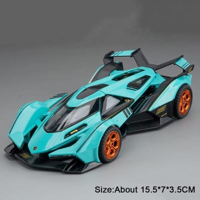 Schaal 1:32 Svj63 V12 Gt Auto Model Speelgoed Prachtige Binnendeuren Geopend Metaal Die-Cast Minatuur Modellen Coole Bureau Ornamenten