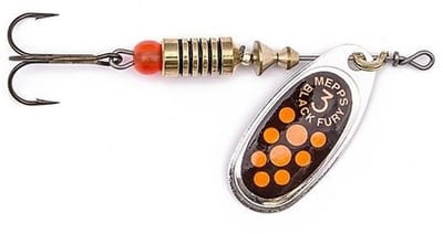 Mepps Black Fury Silver/ orange - #3 - 6,5 gram - Fishing-bait.nl