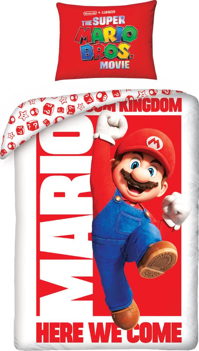 Mario Dekbedovertrek Mario Bros movie 140 x 200 cm