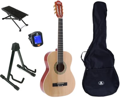 Klassieke gitaar 3/4 - LaPaz 002 - Met nylon snaren - Hout / naturel