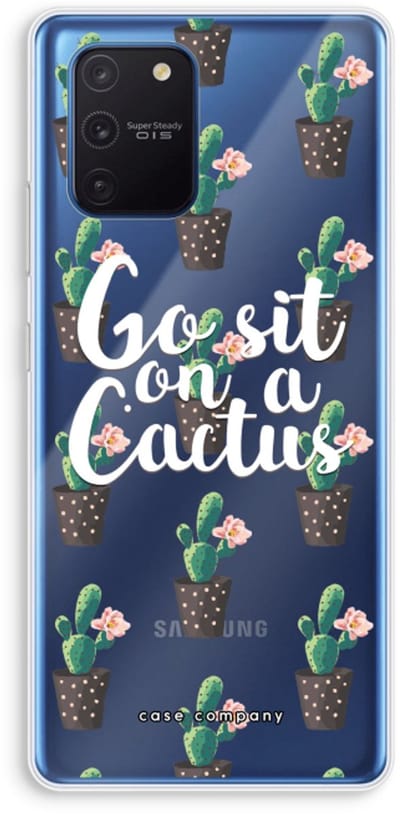 Case Company® - Hoesje geschikt voor Samsung Galaxy Note 10 Lite hoesje - Cactus quote - Soft Cover Telefoonhoesje - Bescherming aan alle Kanten en Schermrand