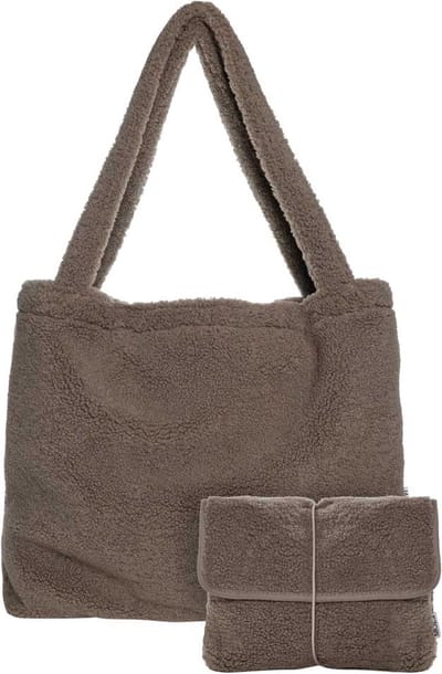 MOZZ BAGS - Set - Teddy Mom Bag + Luieretui - Mud