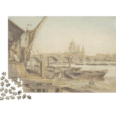 Houten Puzzel - Museum Puzzel Schilderij Puzzel - Ontspannen Thuis - Zonering Ontwerp - 1000 Stukjes - Stijl 6