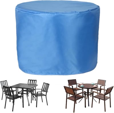Tafel en Stoelhoezen - Meubelhoes Tuinmeubelen - Bescherming Tuinmeubels - Waterdicht 420D Oxford - 380x150cm - C
