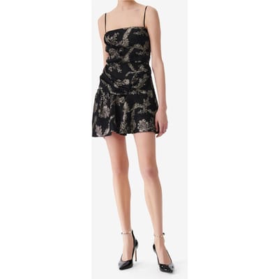 IRO Paris Thalia Dress Black/gold Size: 34 | Mini Dresses Outlet | Dames | Zwart