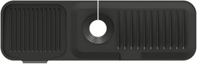 Spoelbak Spatbescherming, 17,7 "x 5,1" Spoelbak Splash Guard, Kraan Mat, Gootsteen Kraan Mat, Siliconen Kraan Splash Guard, Langere Siliconen Kraan Mat voor Keuken, Badkamer, Boerderij (zwart)