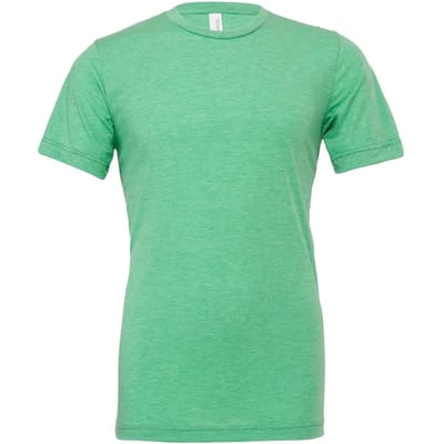 Bella+Canvas Unisex Triblend Crew Neck T-Shirt CV3413 - Mint Triblend (Heather) - XS