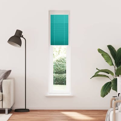 vidaXL - Plissé - rolgordijn - 45x200 - cm - stofbreedte - 44,4 - cm - petrol - groen