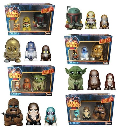 Abysse Corp - Star Wars - Chubby Figures 3-Pack Jabba's Palace 9 cm