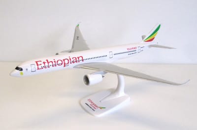 Schaalmodel vliegtuig Ethiopian Airbus A350-900 schaal 1:200 lengte 33,4cm