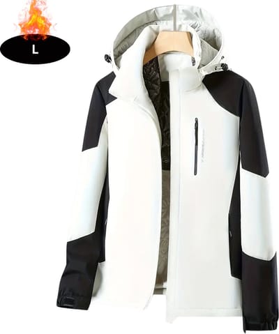 Livano Windjas Dames - Parka - Lente & Herfst - Jas - Volwassen - Windjack - Windbreaker - Outdoor - Wit - L